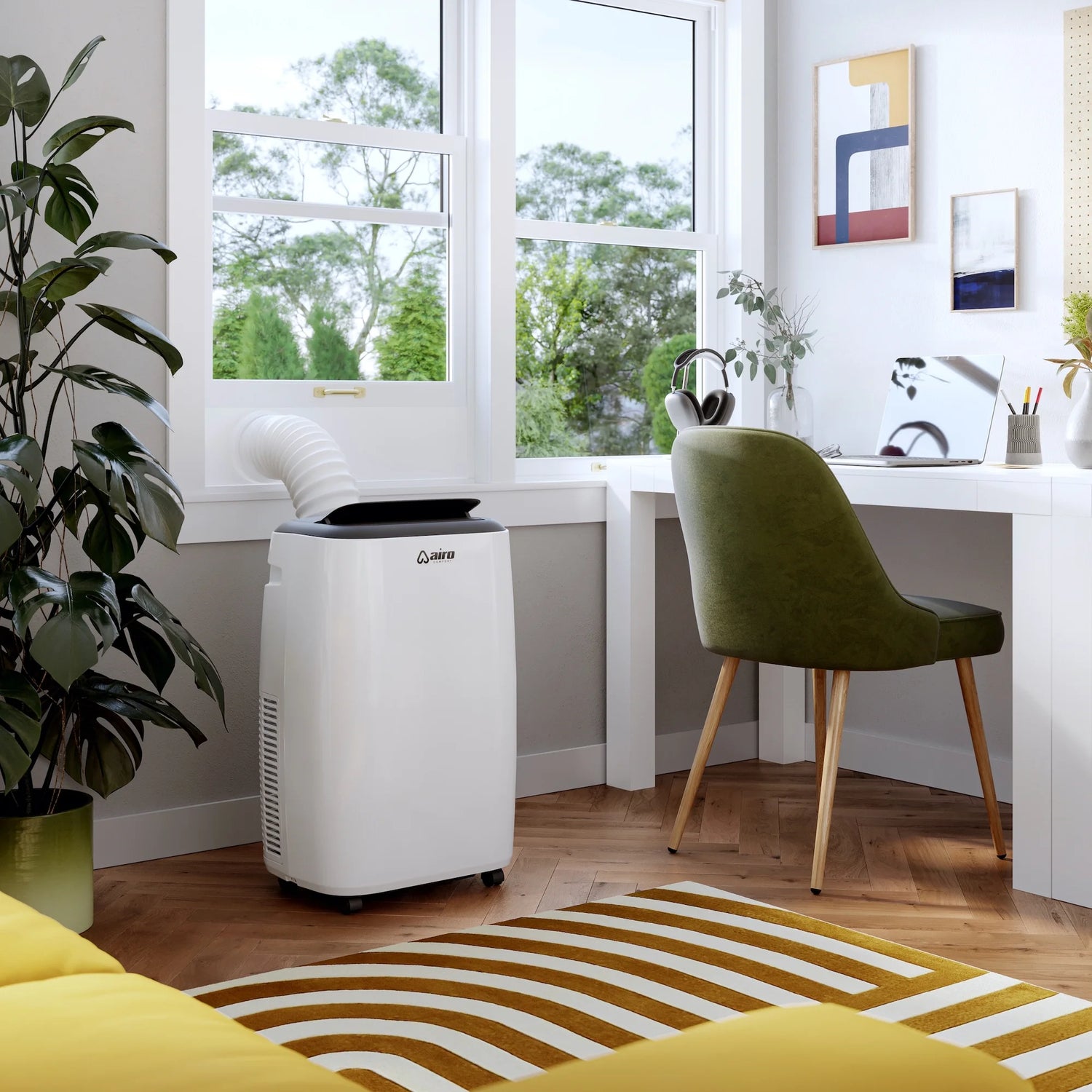 Airo Portable Air Conditioner 8000 BTU (6000 BTU DOE), Standing AC Unit with DIY Window Kit