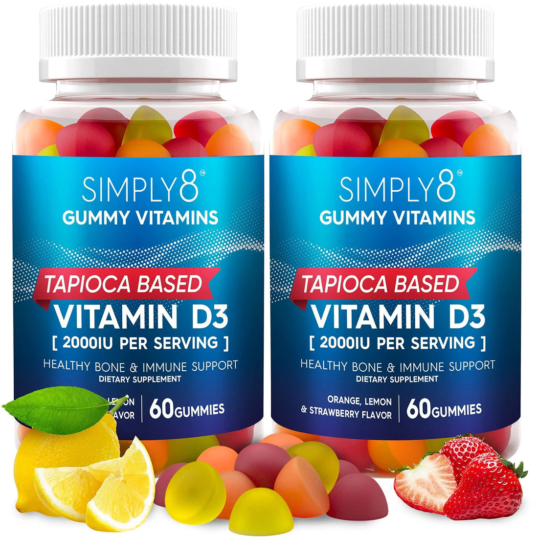 Vitamin D3 2000 IU – Supports Immunity Bone & Joint Health 2 Periwinkle Eros