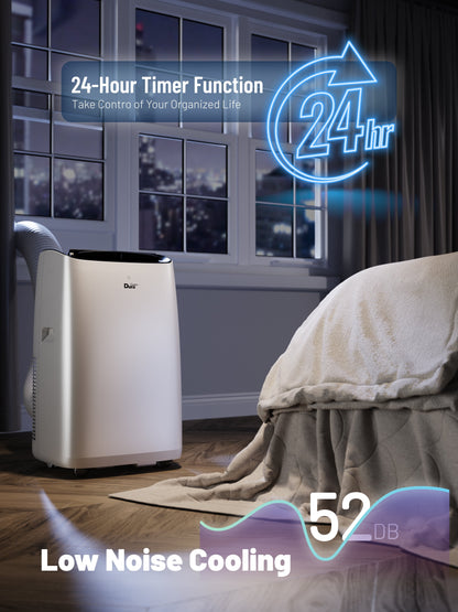 Portable Air Conditioners for Room, 8150BTU(12000 BTU Ashrae) Smart Wifi, Built-In Cool, Dehumidifier, Fan