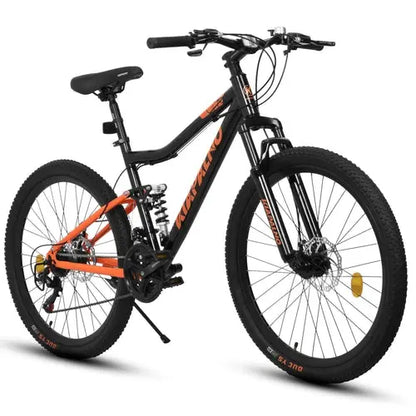 TerraRush™ – 26&quot; Mountain Bike with Shock Absorber &amp; 21-Speed Carmine Juneberry