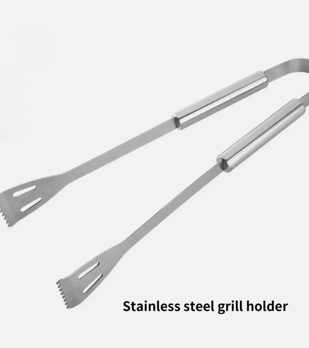 3 PCS Stainless Steel BBQ Grill Utensils Set Yellow Pandora