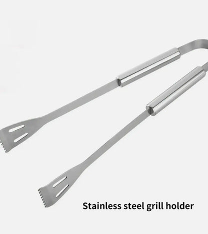 3 PCS Stainless Steel BBQ Grill Utensils Set Yellow Pandora