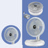 4 Speed Adjustable USB Charging Foldable Table Fan Maroon Asteria