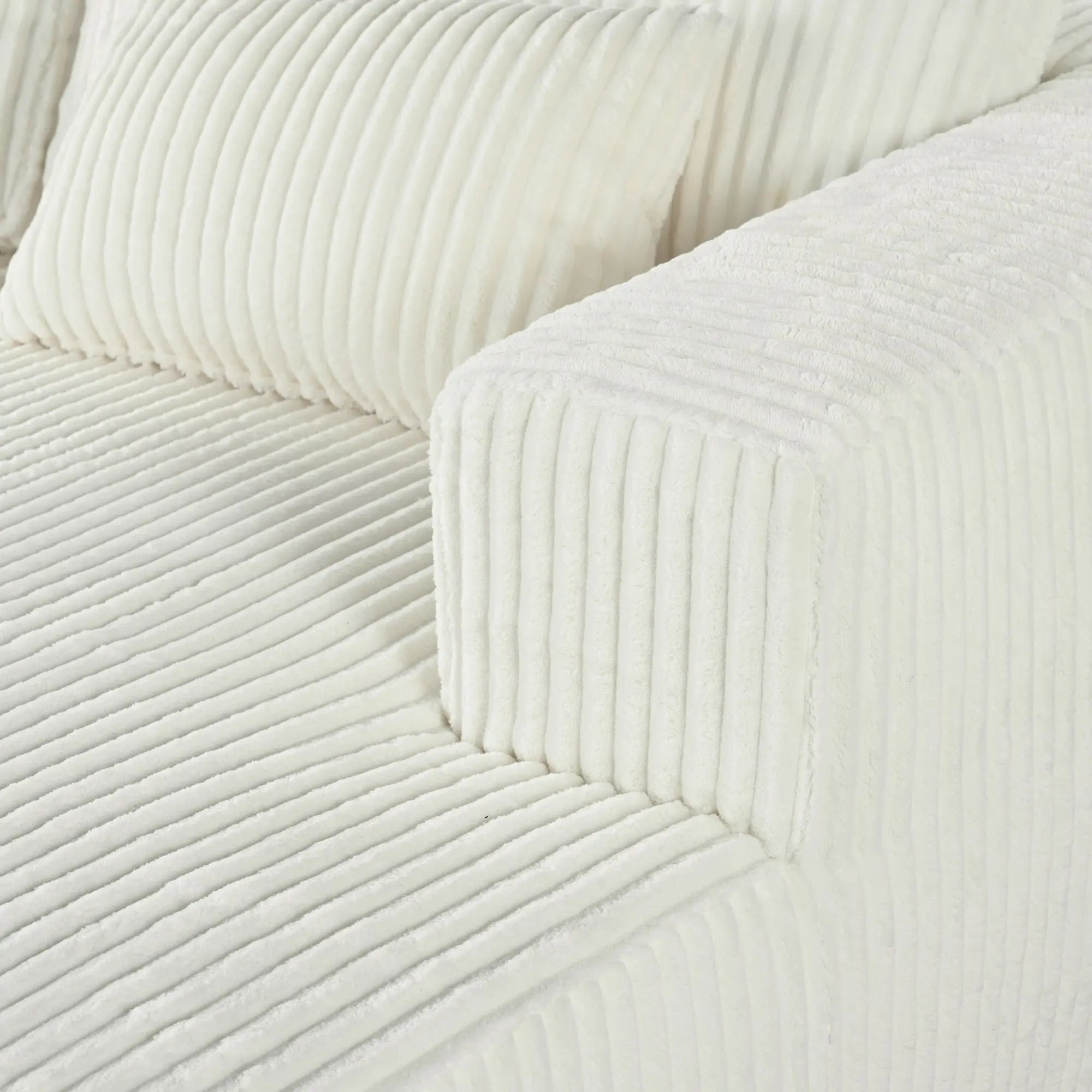 Corduroy Double Sofa Bed with 2 Pillows, Perfect for Living Rooms, Sangria Beech