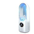 Portable USB Air Cooler Leafless Electric Fan 6 Speed Silent Timer Air Maroon Asteria