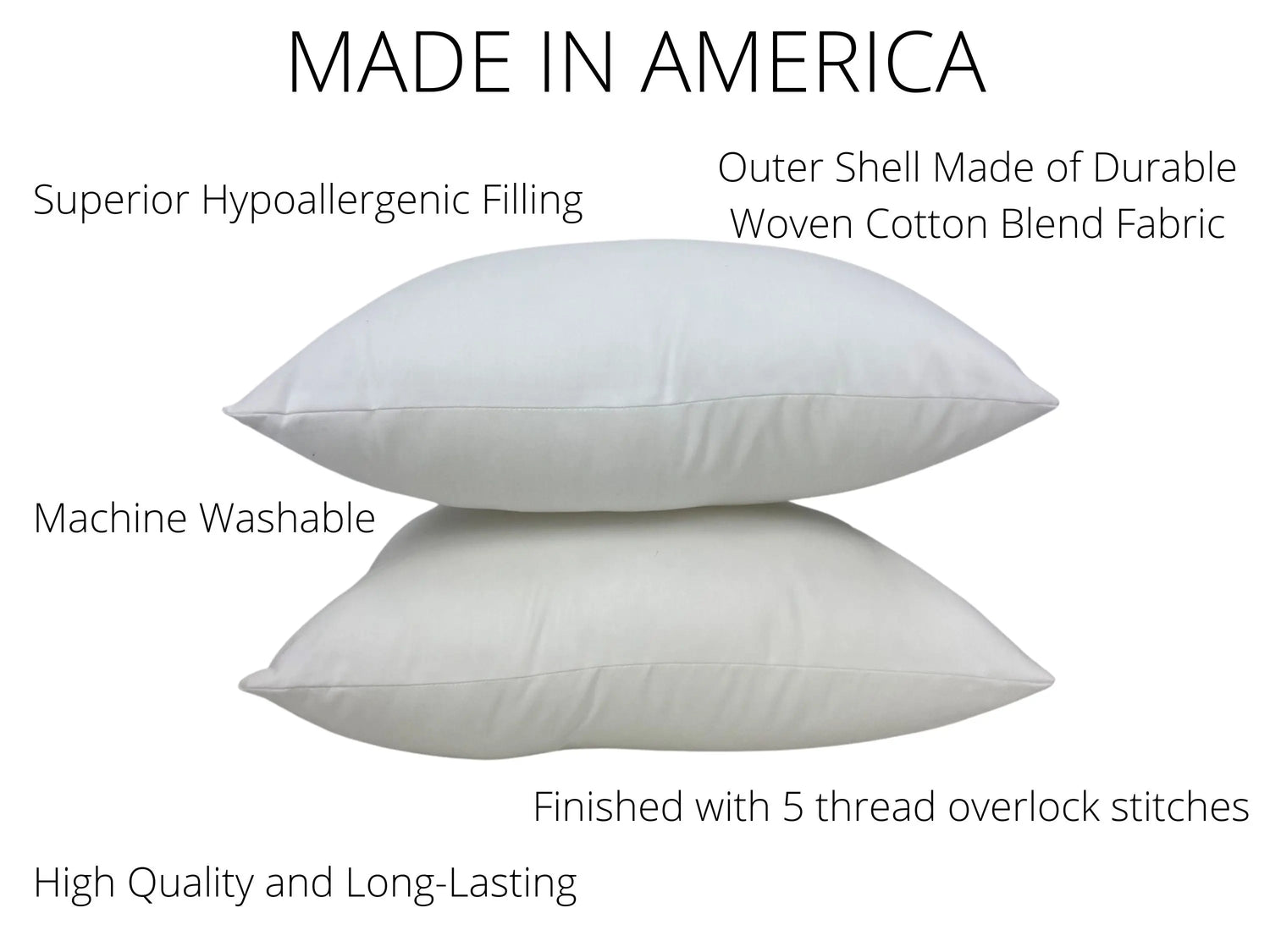 4x6 or 6x4 | Indoor Outdoor Hypoallergenic Polyester Pillow Insert | Maroon Abderus