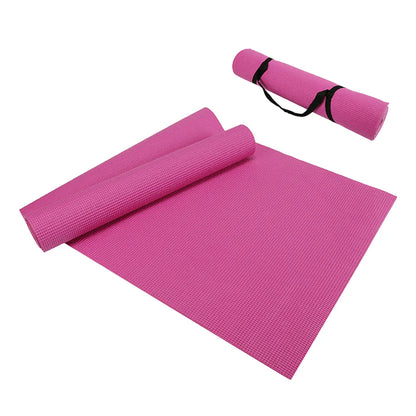 JupiterGear Performance Yoga Mat with Carrying Straps Black Lavender