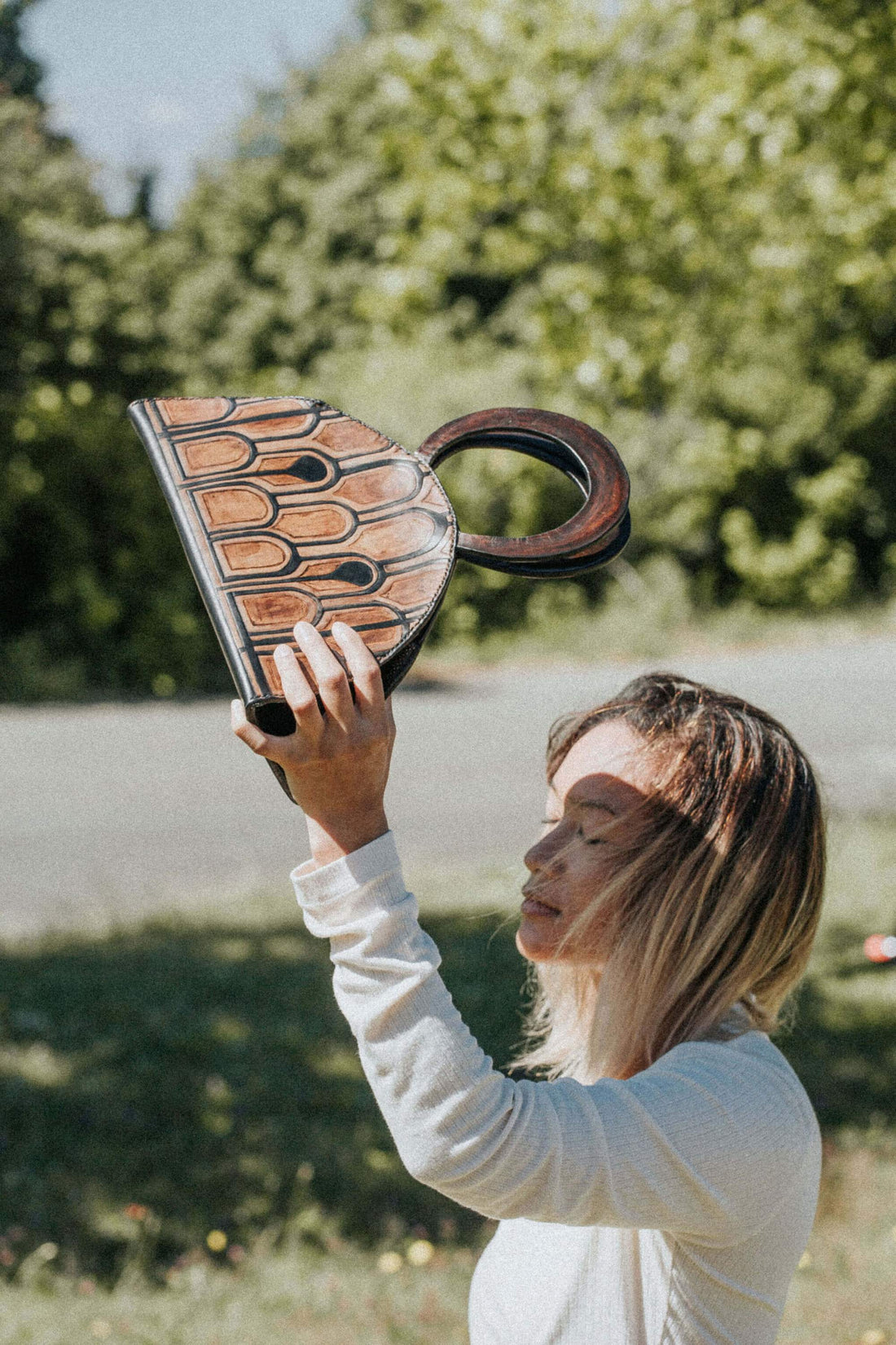 TERRA Tote Plum Tiger