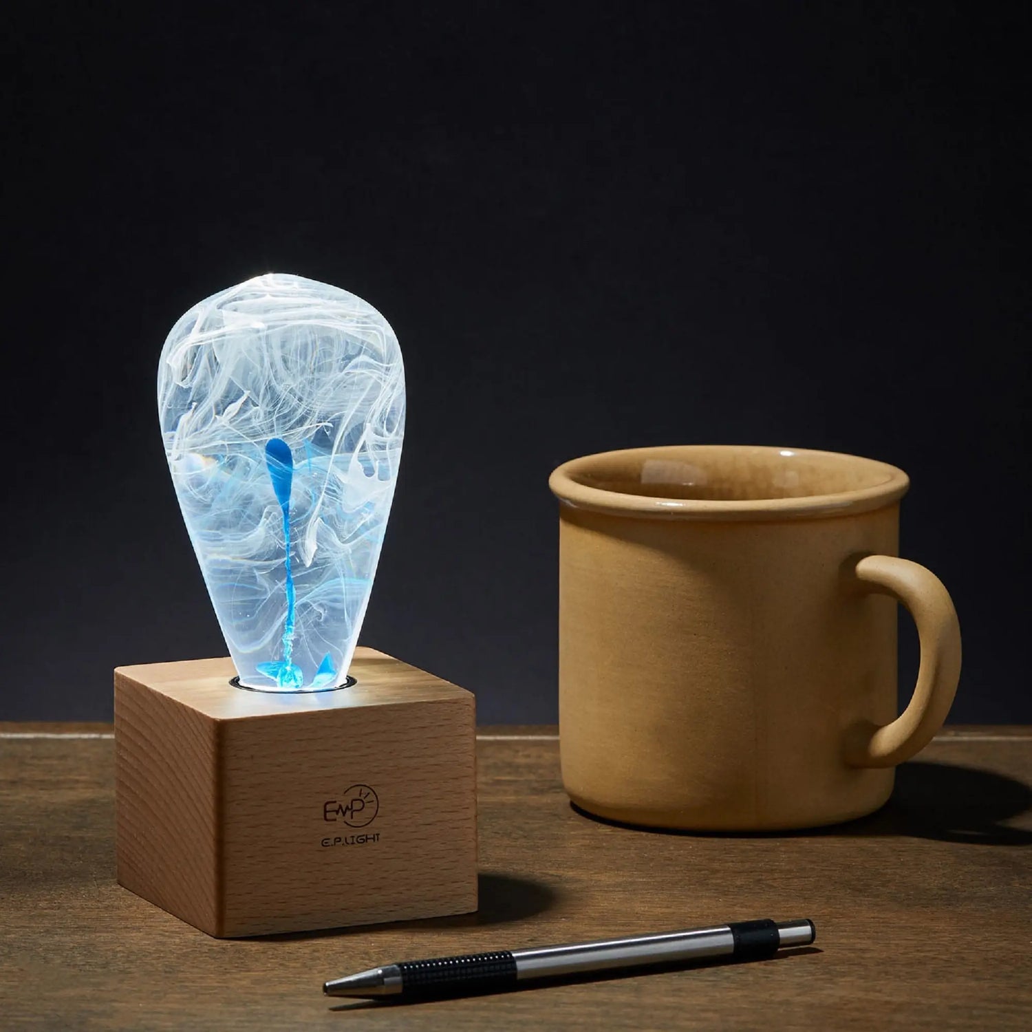 Table Lamp - BlueDrop Sangria Apricot
