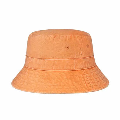 Classic Washed Cotton Bucket Hat Crimson Hector
