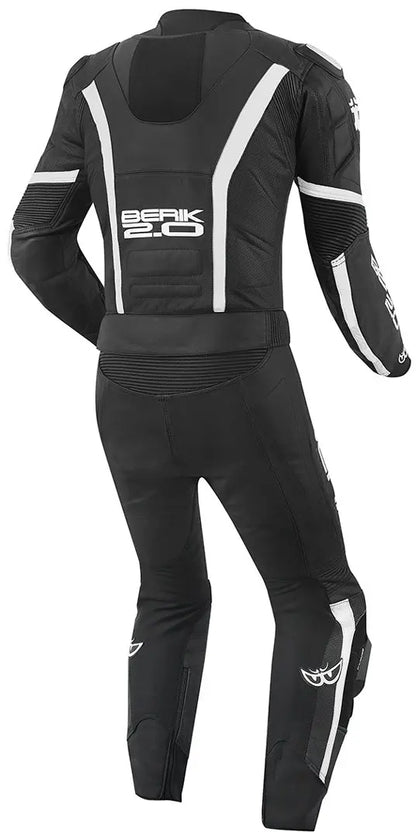 Berik Losail Two Piece Motorcycle Leather Suit Yellow Semele