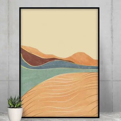 Toscana Landscape Premium Matte vertical posters Yellow Pandora
