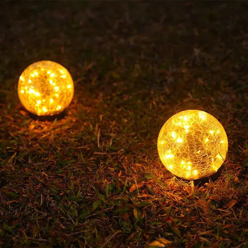 Outdoor Solar Crack Bottle 20 Light Waterproof Decoration Light Pink Iolaus