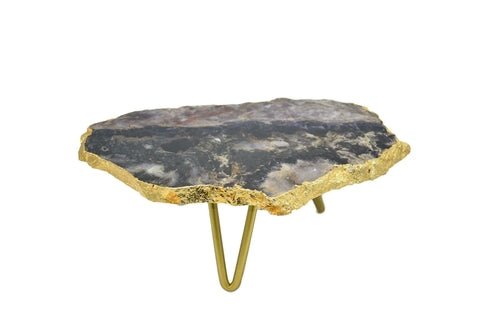 1-Layer Cake Stand with Gold Trim Green Ares