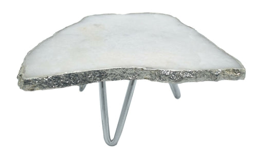 1-Layer Cake Stand with Silver Trim Green Ares