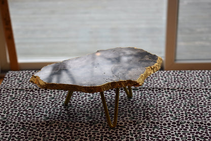 1-Layer Cake Stand with Gold Trim Green Ares