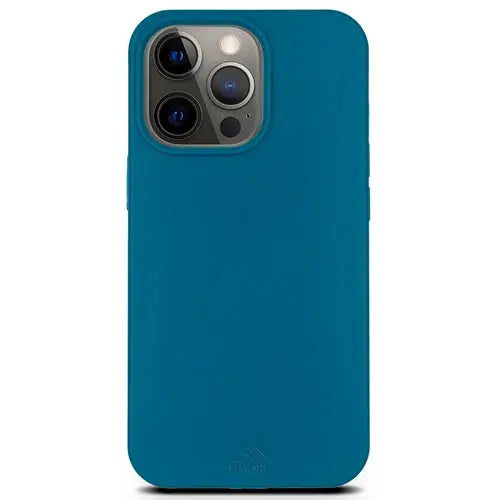 Biodegradable phone case - Deep Sea Blue Tan Lily