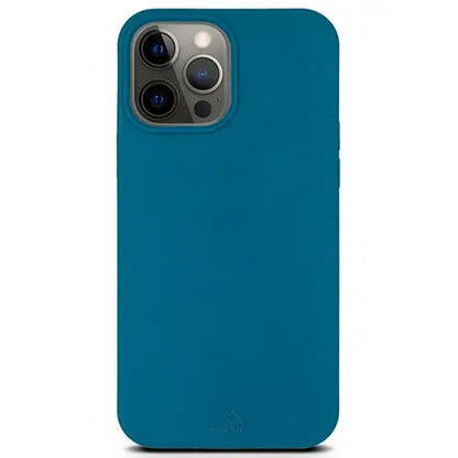 Biodegradable phone case - Deep Sea Blue Tan Lily