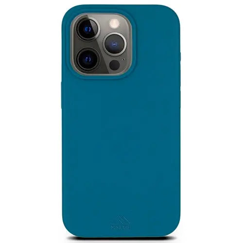 Biodegradable phone case - Deep Sea Blue Tan Lily