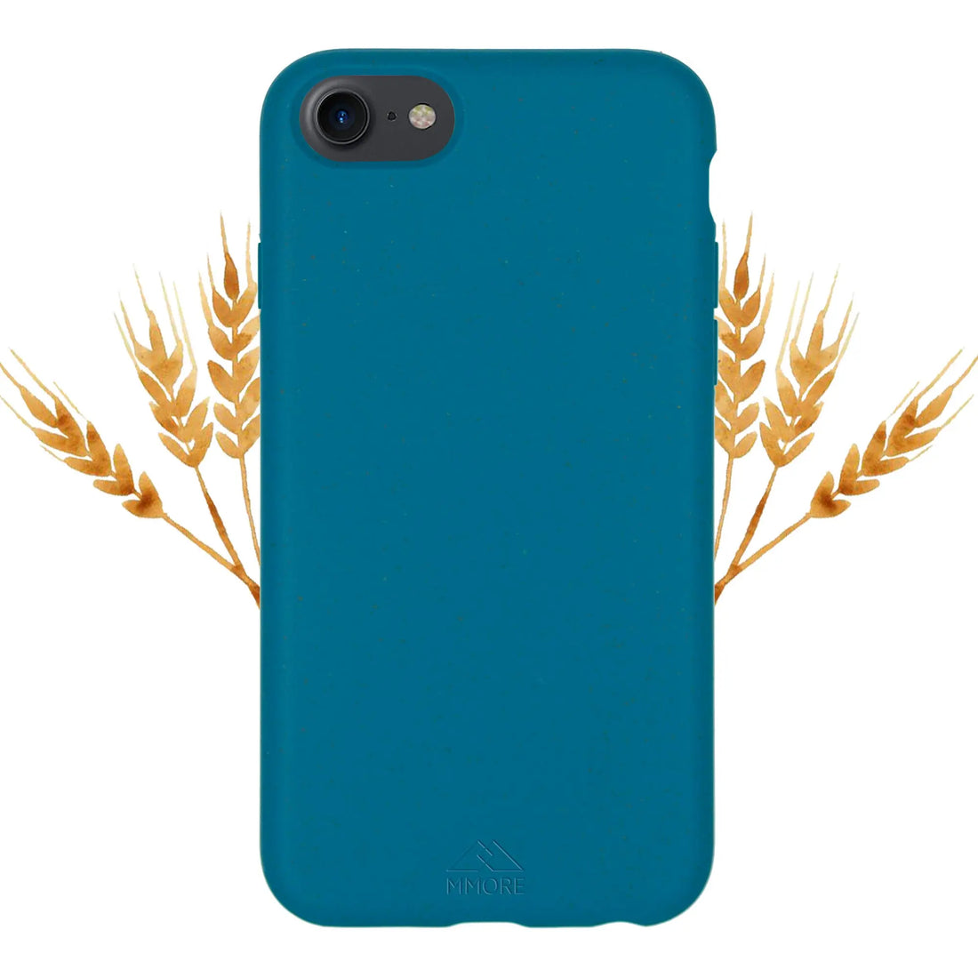 Biodegradable phone case - Deep Sea Blue Tan Lily