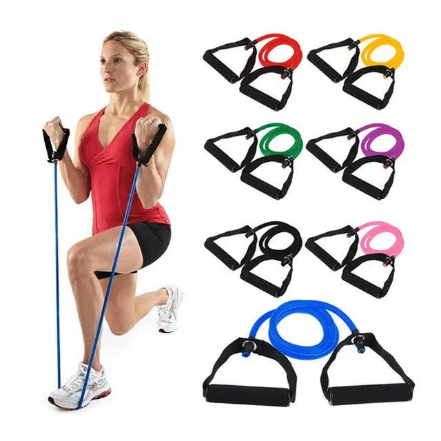 Fitness Rope Exercise Tubes Rubber Elastic Orchid Milo