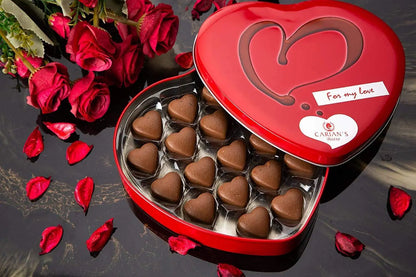 Full of Love Valentine’s Assorted Gourmet Chocolate Maroon Clymene