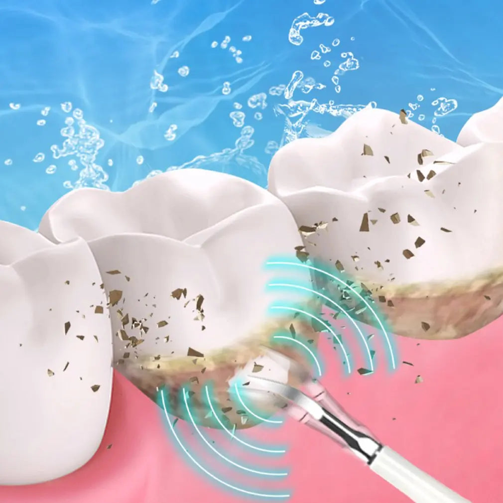 Electric Toothbrush Teeth Whiten Cleaning Tool Kit With 3 Brush Heads Maroon Asteria