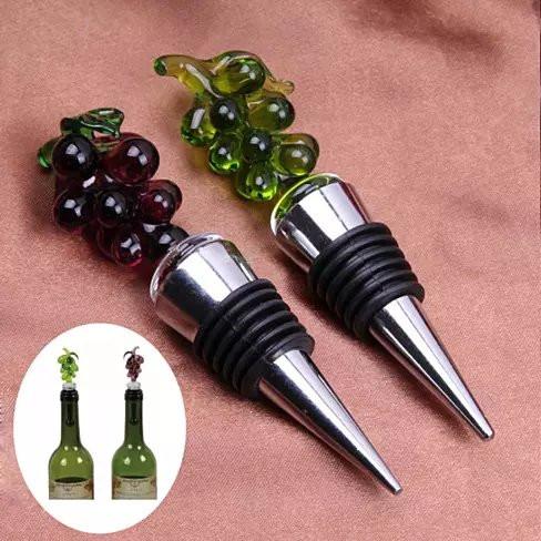Hearty Wines Pair Of Wine Stoppers For Wine Lovers Salmon Lucky