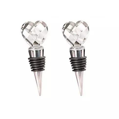 Hearty Wines Pair Of Wine Stoppers For Wine Lovers Salmon Lucky