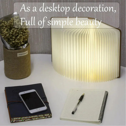 Portable LED Book Decor Night Light Yellow Pandora