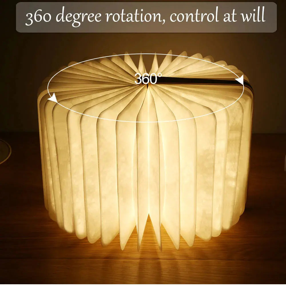 Portable LED Book Decor Night Light Yellow Pandora