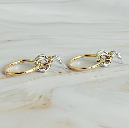 Knock On The Beauty Hoop Earrings Fuchsia Hercules