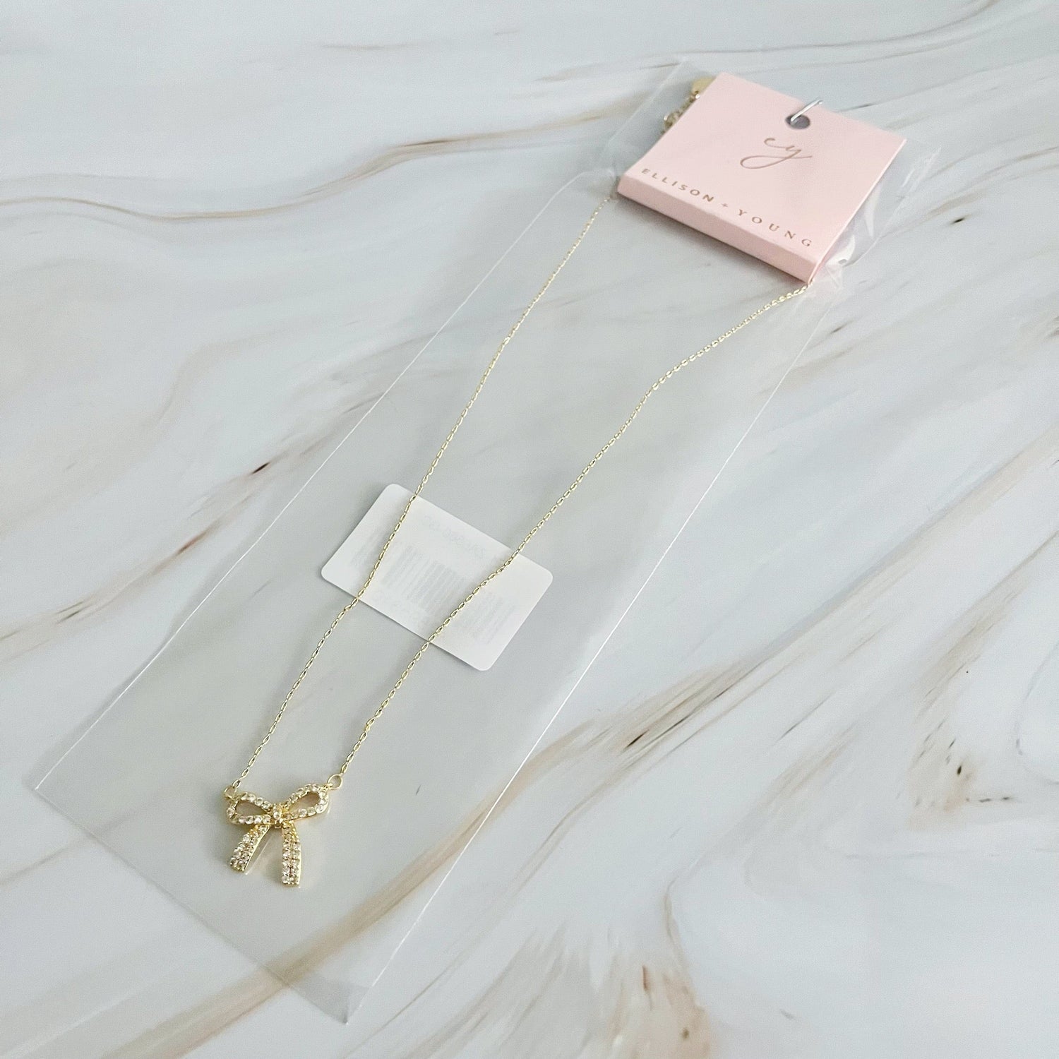Simply Shine Bow Necklace Fuchsia Hercules