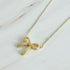 Simply Shine Bow Necklace Fuchsia Hercules