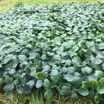 Artificial Flame Resistant Boxwood Hedging Panel 50x50cm Ruby Rhea
