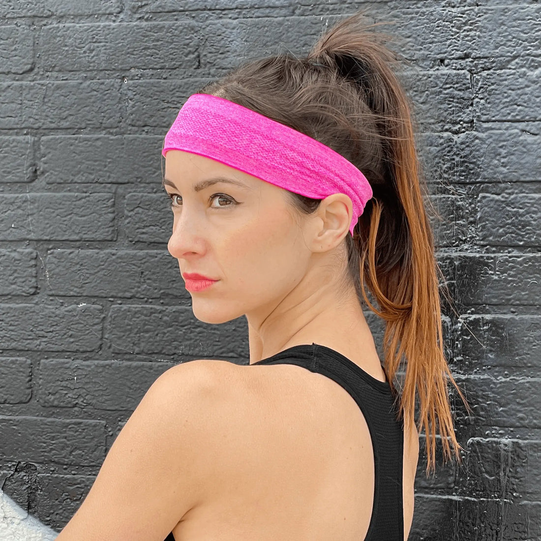 Cardio Cross-Training Headband Black Lavender