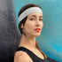 The Runner Sweat-Wicking Headband Black Lavender