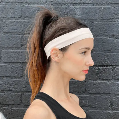 The Runner Sweat-Wicking Headband Black Lavender