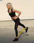 5 Piece Set of Resistance Body Bands with Carry Bag Black Lavender