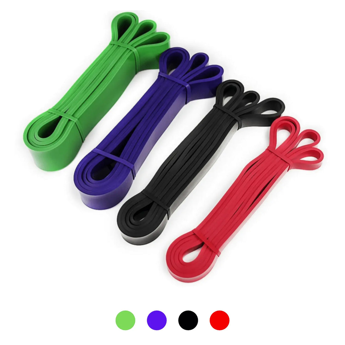 Powerlifting and Pull Up Exercise Resistance Bands Black Lavender
