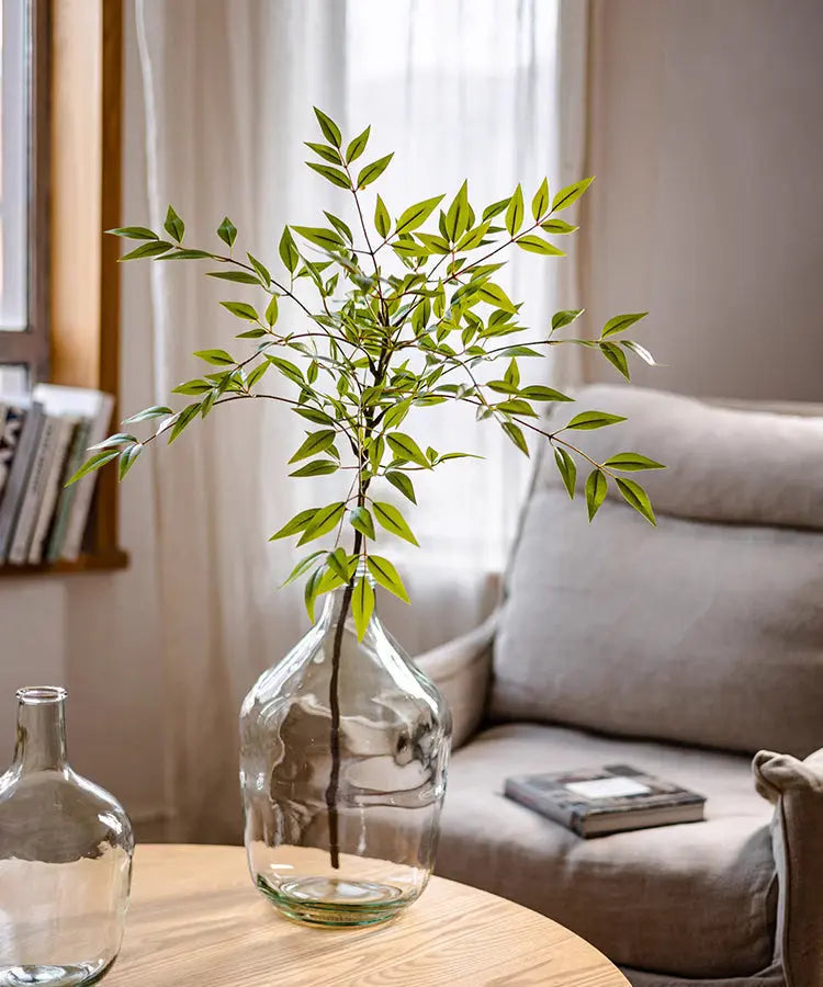 Green Nandina Leaf Stem Sangria Uranus