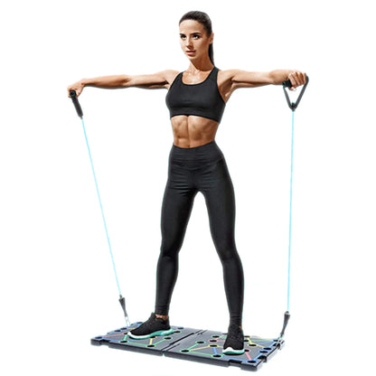 9 in 1 Push Up Rack Board System Fitness Workout Train Gym Exercise Copper Hecuba
