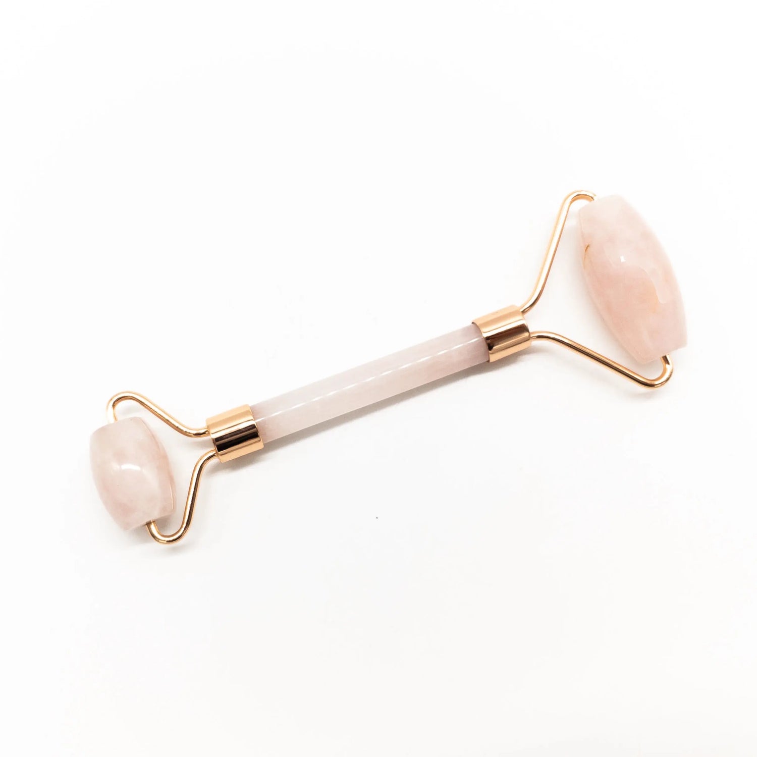 Copper &amp; Crystal Face Roller - Massager Pink Corydalis