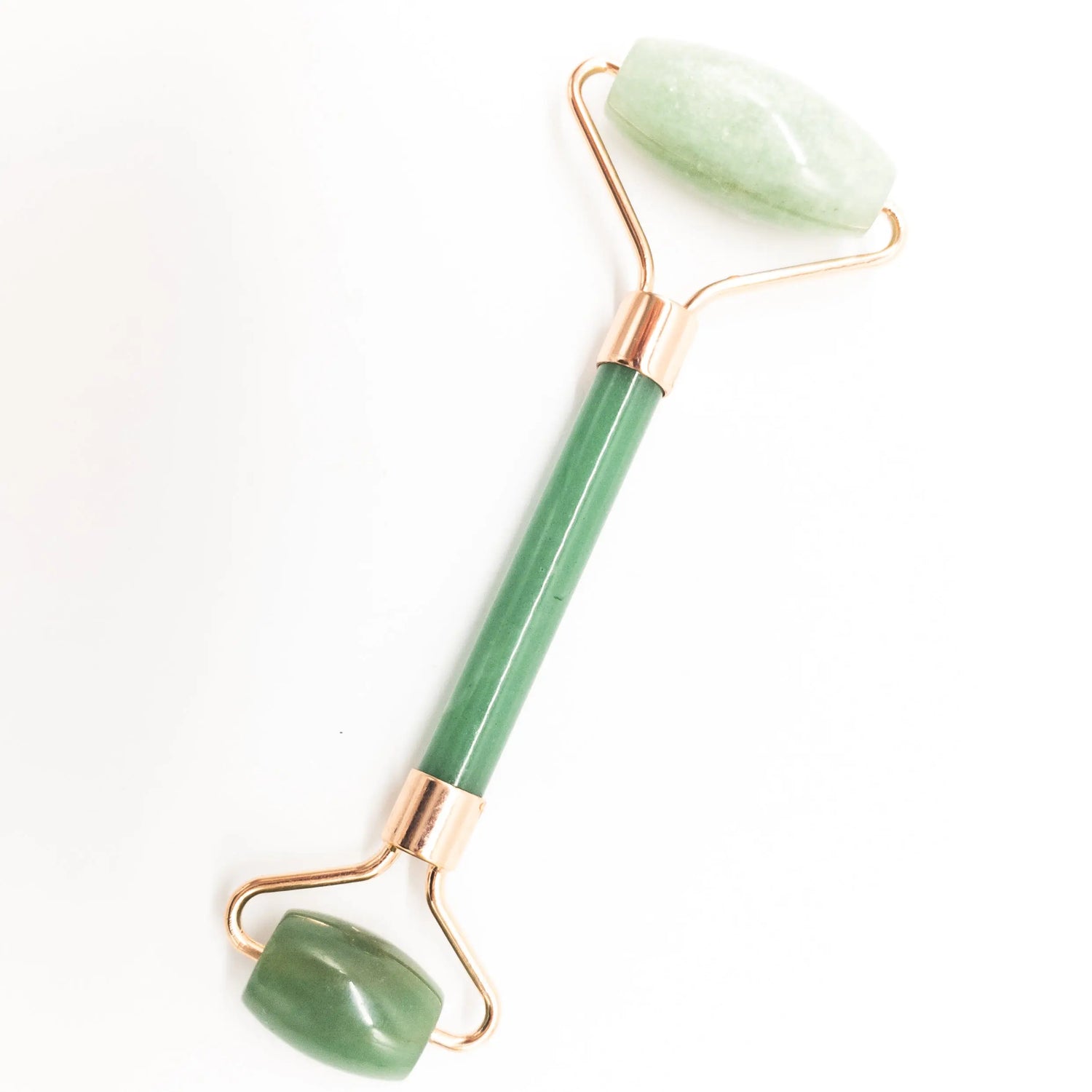 Copper &amp; Crystal Face Roller - Massager Pink Corydalis