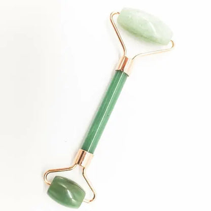 Copper &amp; Crystal Face Roller - Massager Pink Corydalis