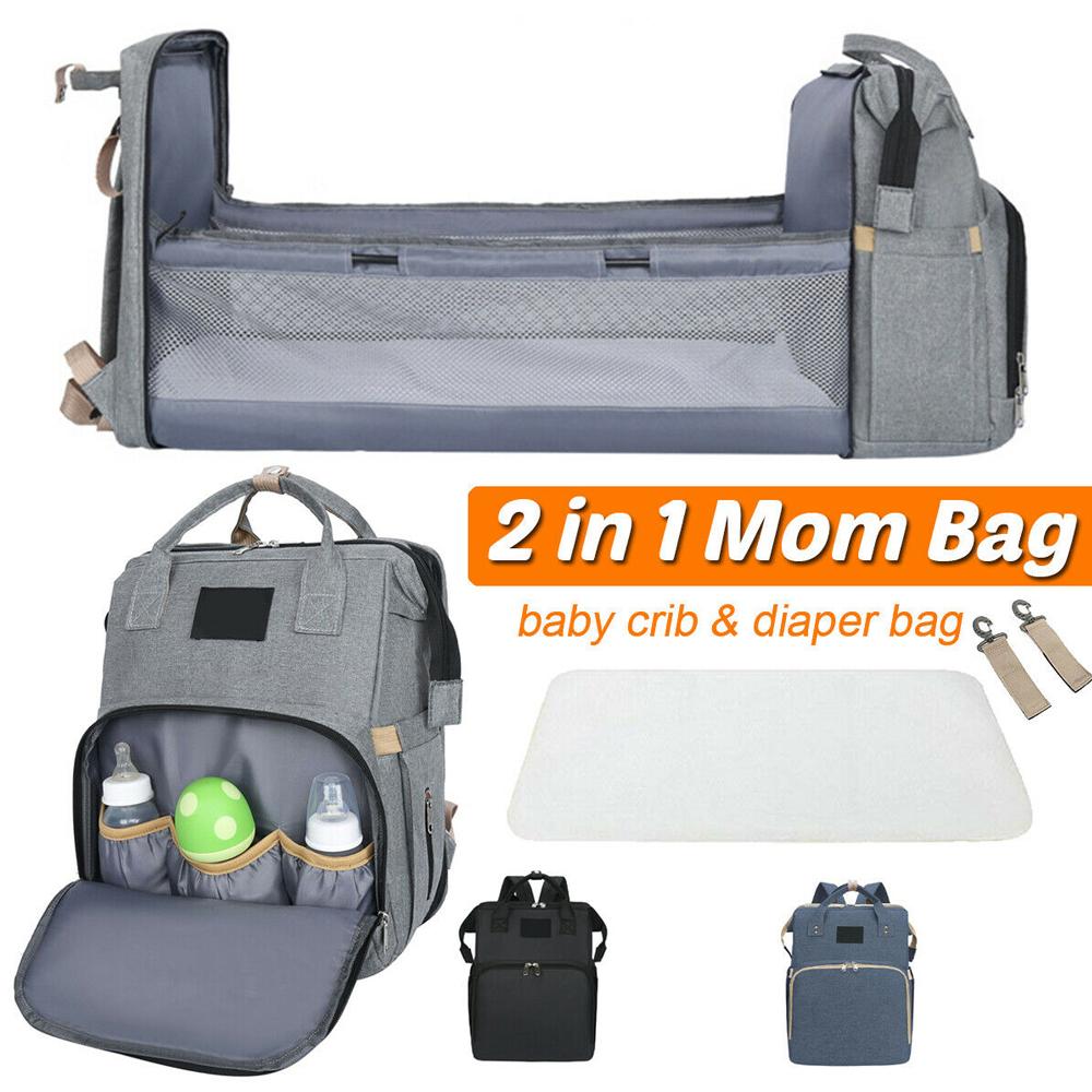 Stroller Diaper Bag with Baby Bed Yellow Pandora