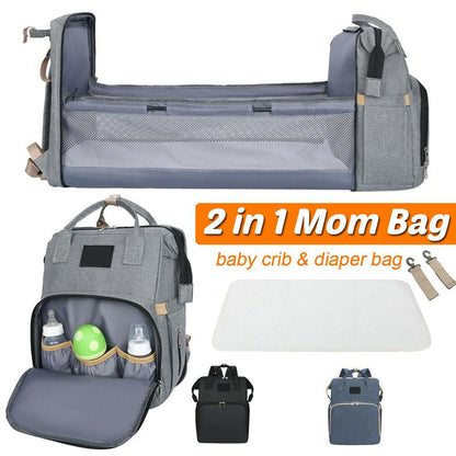 Stroller Diaper Bag with Baby Bed Yellow Pandora