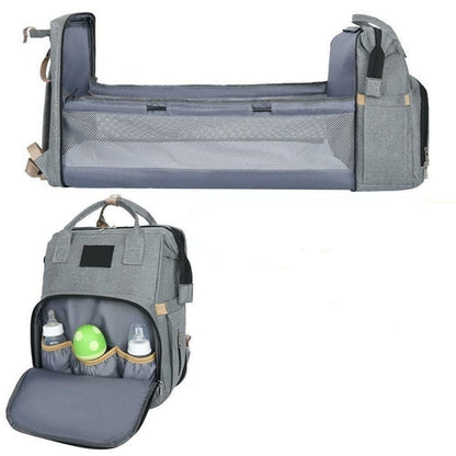 Stroller Diaper Bag with Baby Bed Yellow Pandora