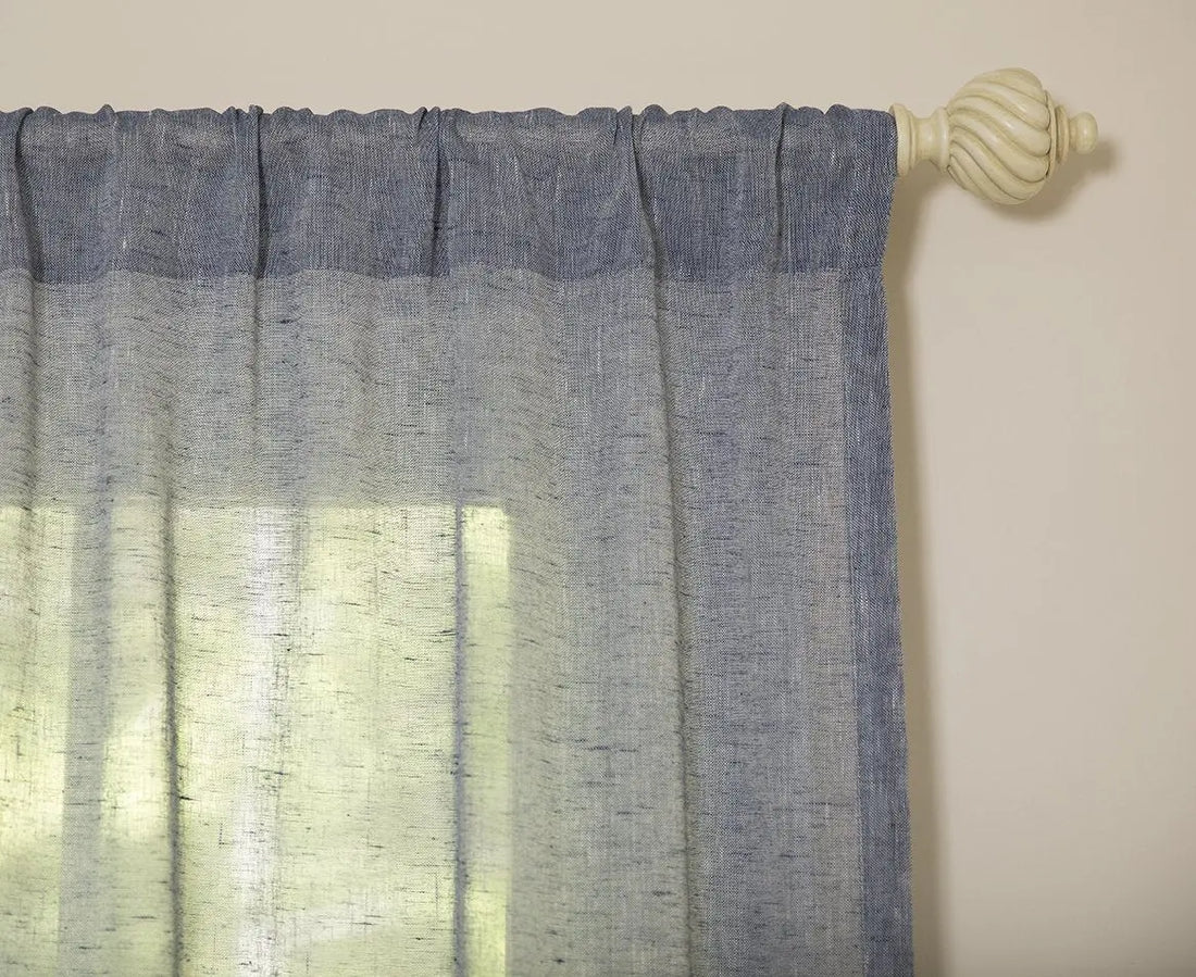 ML16603 Blue Ridge Sheer Curtain Pink Leto