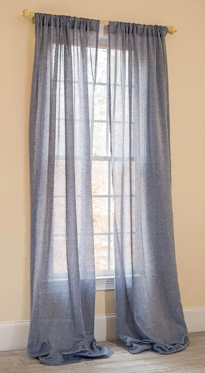 ML16603 Blue Ridge Sheer Curtain Pink Leto